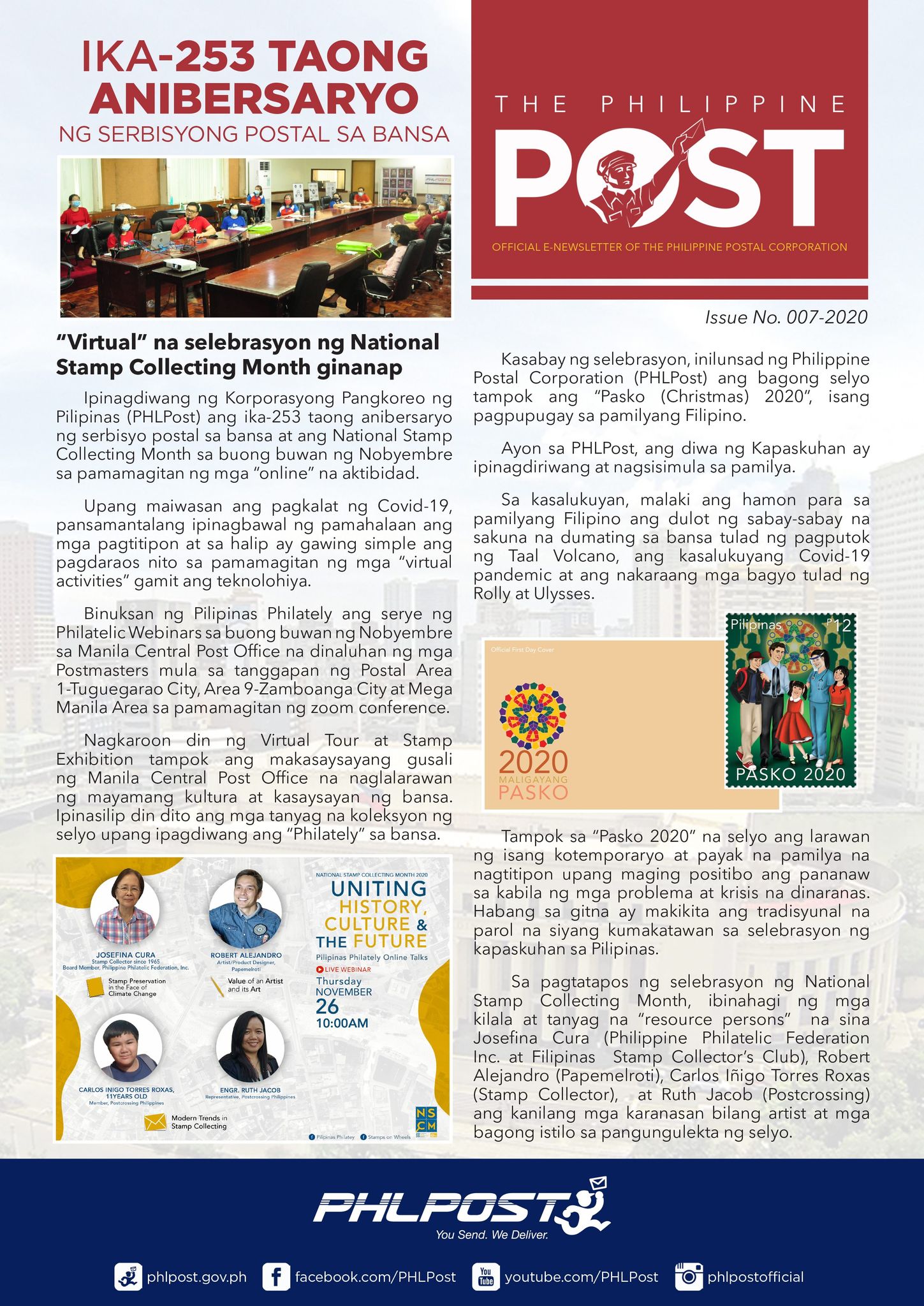 Ika-253 Taong Anibersaryo ng Serbisyong Postal sa Bansa
