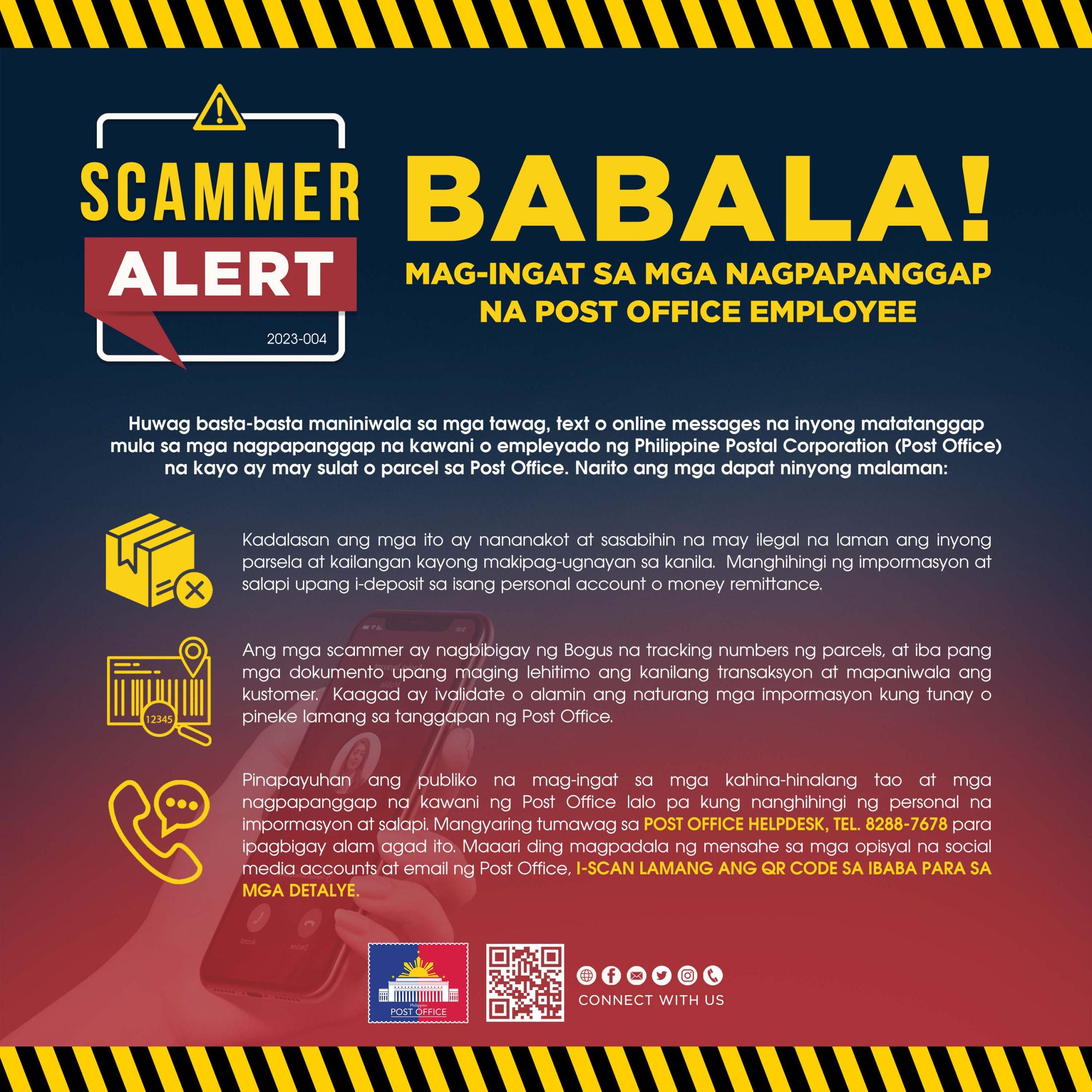 Mag-ingat sa mga Nagpapangap na Post Office Employee.