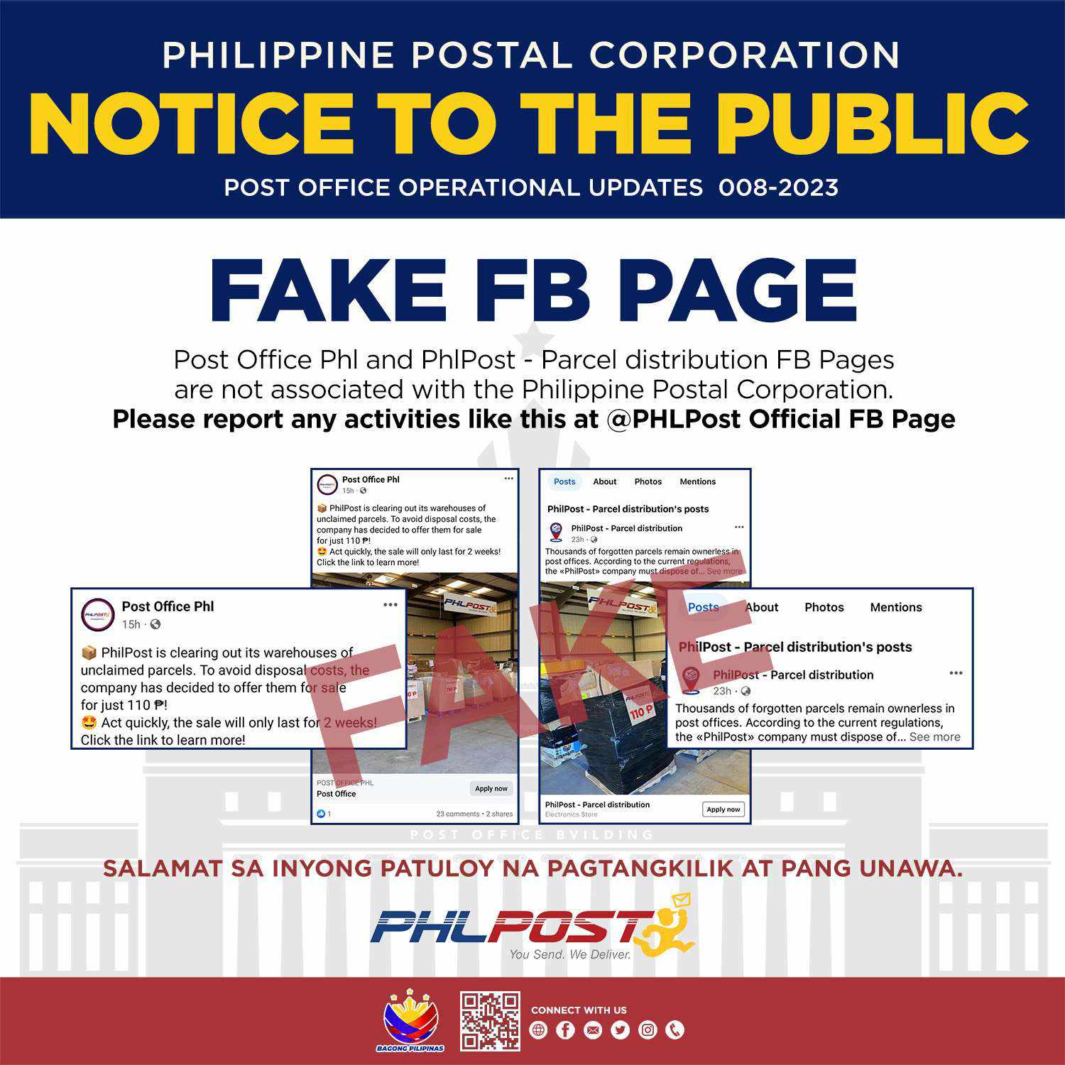 Fake Facebook Page