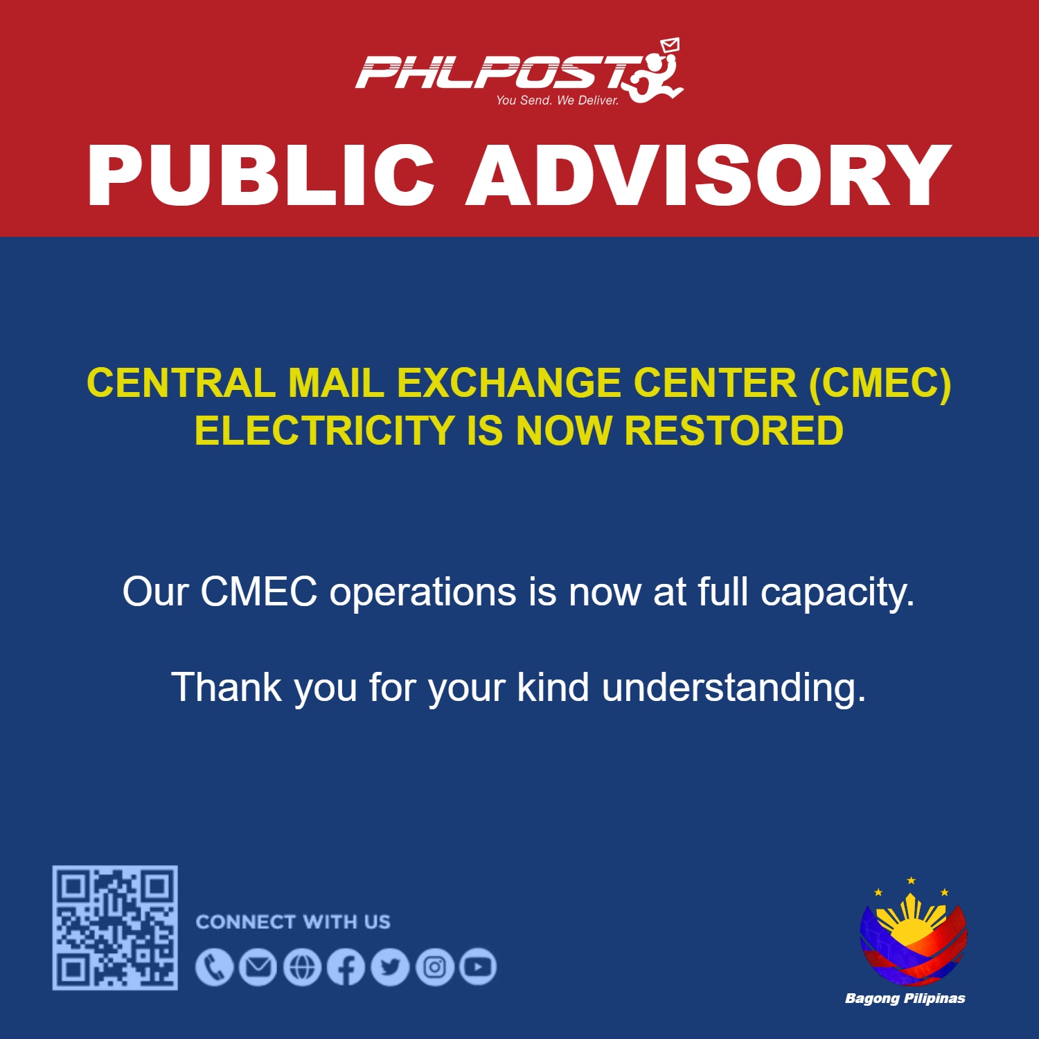 CMEC Electricity is now restored
